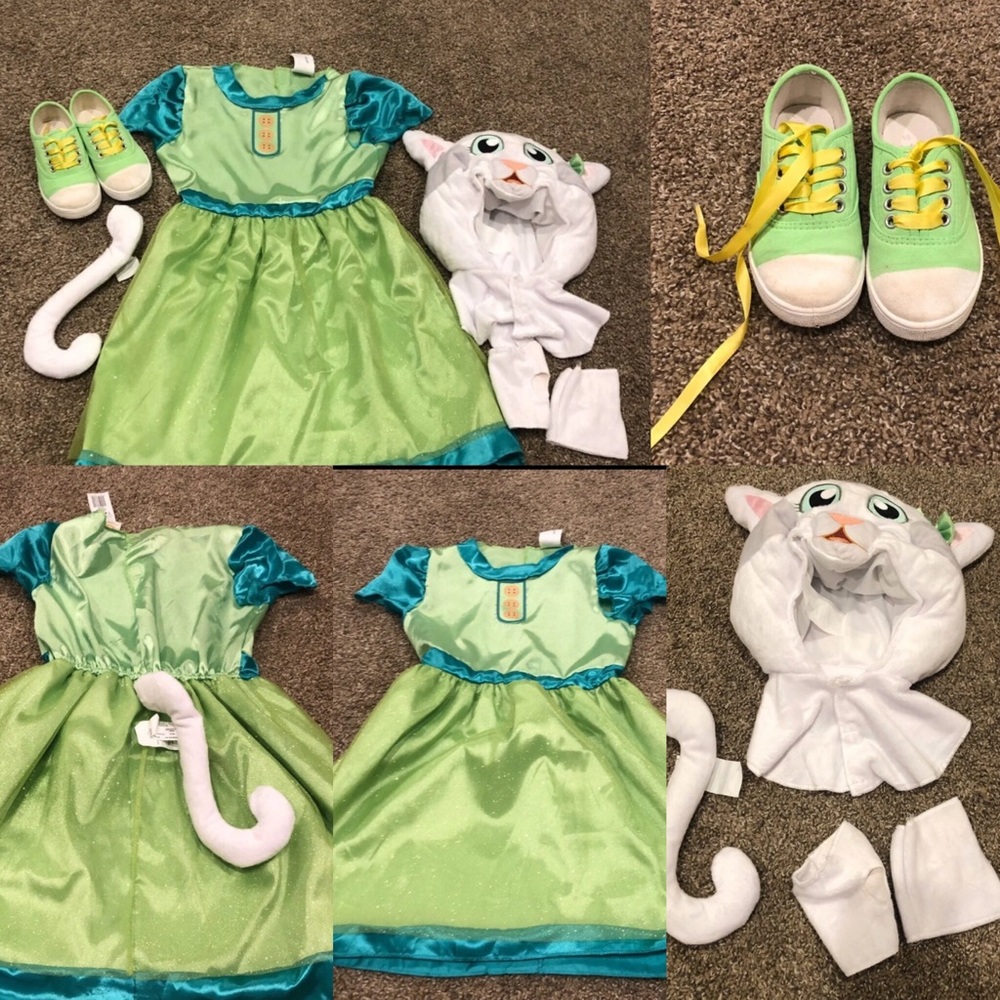 Daniel Tiger: Katerina Costume 4-6 & size 10 shoes